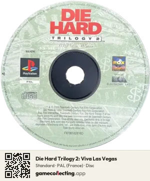 Die Hard Trilogy 2: Viva Las Vegas PlayStation, PAL disc