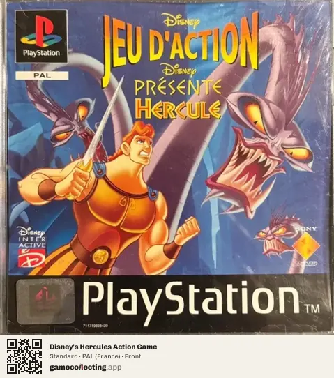 Disney's Hercules Action Game PlayStation, France box front