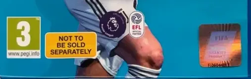 FIFA 19, the PEGI square on its front