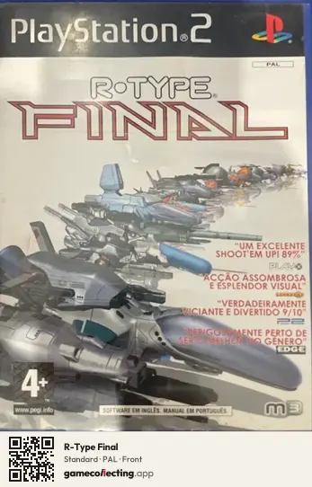 R-Type Final PlayStation 2, PAL box front