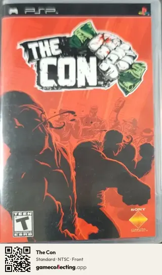 The Con PlayStation Portable, NTSC box front