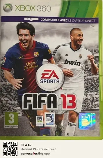 FIFA 13 Xbox 360, France box front