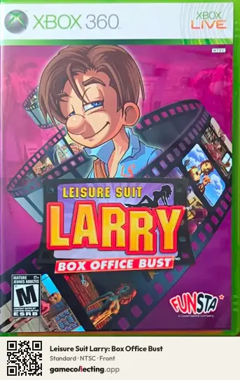Leisure Suit Larry: Box Office Bust Xbox 360, NTSC box front