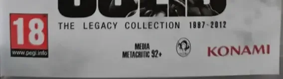 Metal Gear Solid: The Legacy Collection, the USK square on its front