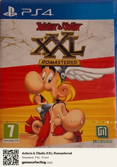 Asterix & Obelix XXL: Romastered PlayStation 4, PAL box front