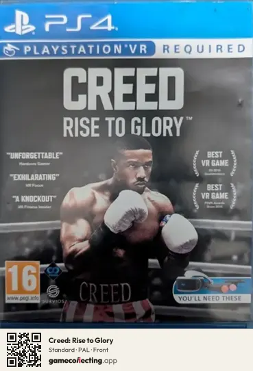 Creed: Rise to Glory PlayStation 4, PAL box front