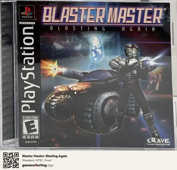 Blaster Master: Blasting Again PlayStation, NTSC box front