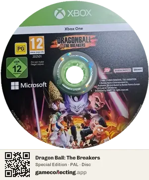 Dragon Ball: The Breakers Xbox One, PAL disc