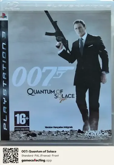 007: Quantum of Solace PlayStation 3, France box front