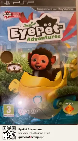 EyePet Adventures PlayStation Portable, France box front
