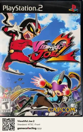Viewtiful Joe 2 PlayStation 2, NTSC box front