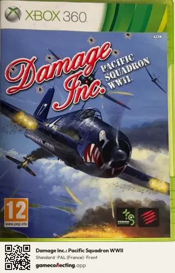 Damage Inc.: Pacific Squadron WWII Xbox 360, France box front