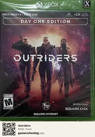Outriders Xbox Series X, NTSC box front