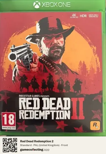 Red Dead Redemption 2 Xbox One, United Kingdom box front