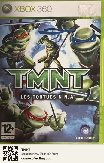 TMNT Xbox 360, France box front