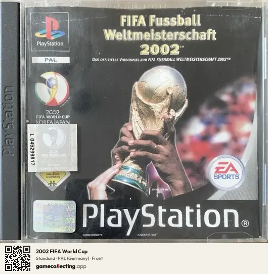 2002 FIFA World Cup PlayStation, Germany box front