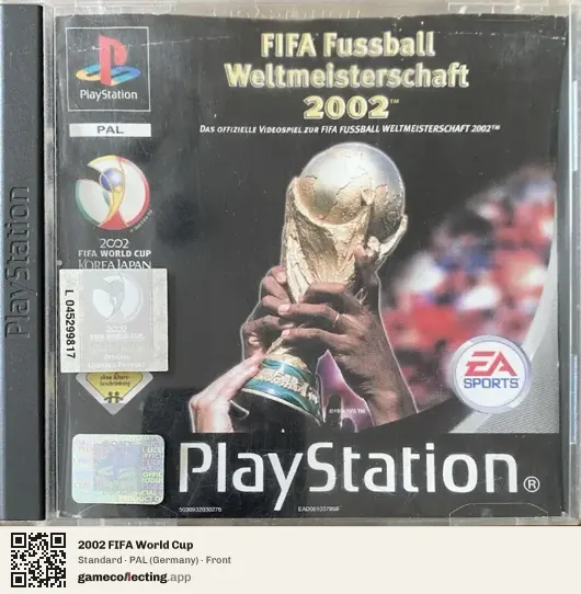 2002 FIFA World Cup PlayStation, Germany box front