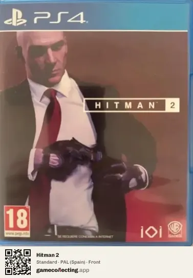 Hitman 2 PlayStation 4, Spain box front