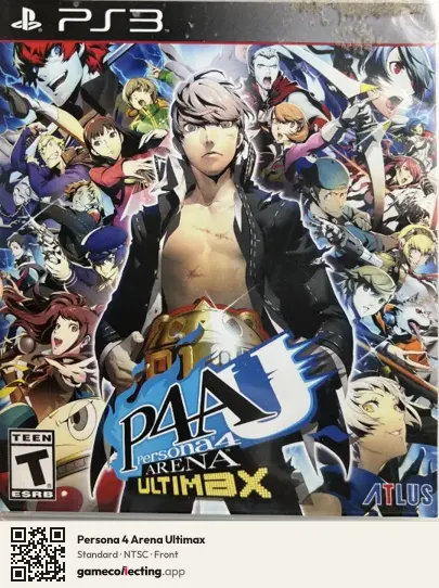 Persona 4 Arena Ultimax PlayStation 3, NTSC box front