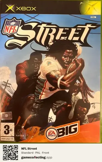 NFL Street Xbox, PAL box front