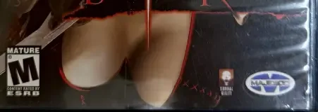 BloodRayne, the ESRB box on its front