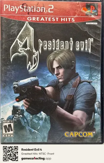 Resident Evil 4 PlayStation 2, NTSC box front