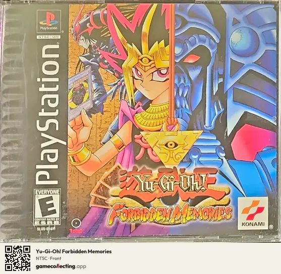 Yu-Gi-Oh! Forbidden Memories PlayStation, NTSC box front