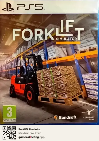 Forklift Simulator PlayStation 5, PAL box front