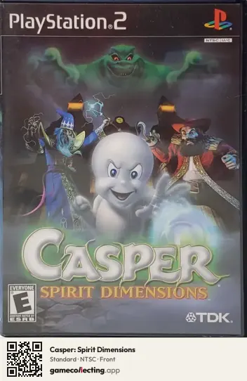 Casper: Spirit Dimensions PlayStation 2, NTSC box front