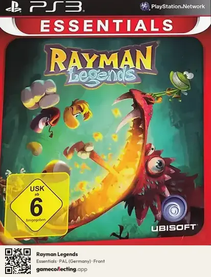 Rayman Legends PlayStation 3, Germany box front