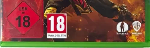 Mortal Kombat 11, the USK square on its front