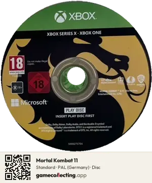 Mortal Kombat 11 Xbox Series X, PAL disc