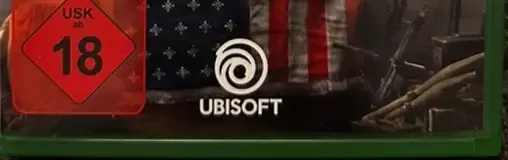 Far Cry 5, the USK square on its front