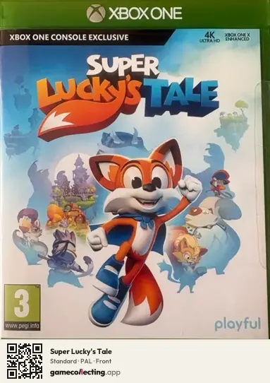 Super Lucky's Tale Xbox One, PAL box front