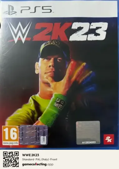 WWE 2K23 PlayStation 5, Italy box front