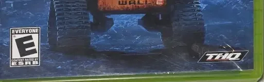 WALL-E, the ESRB box on its front