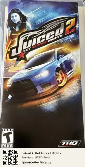 Juiced 2: Hot Import Nights PlayStation Portable, NTSC box front