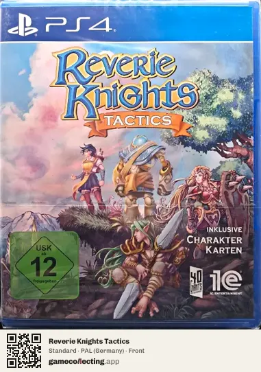 Reverie Knights Tactics PlayStation 4, Germany box front
