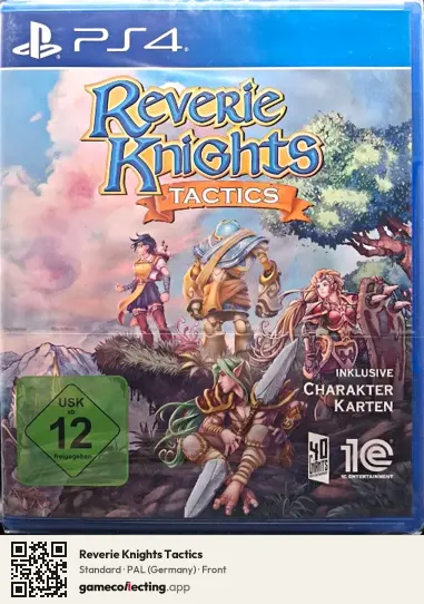 Reverie Knights Tactics PlayStation 4, Germany box front