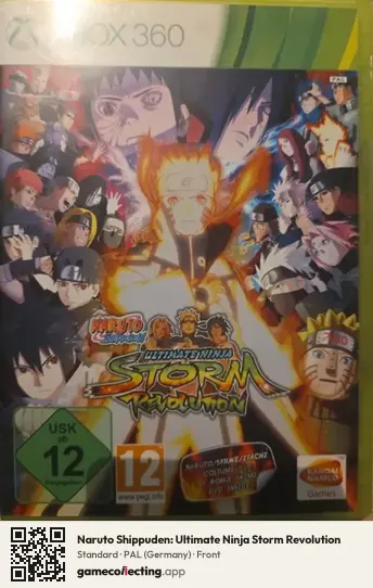 Naruto Shippuden: Ultimate Ninja Storm Revolution Xbox 360, Germany box front