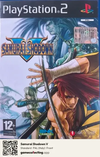 Samurai Shodown V PlayStation 2, Italy box front