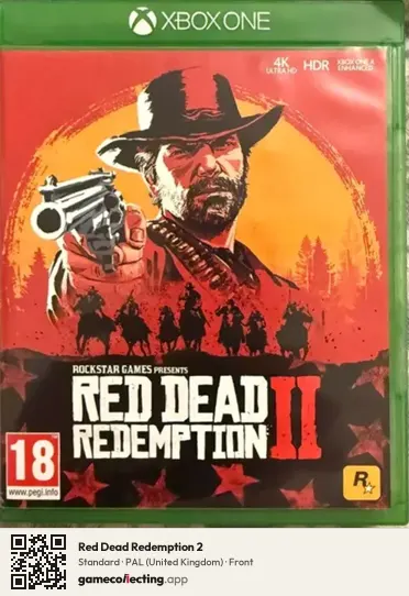 Red Dead Redemption 2 Xbox One, United Kingdom box front
