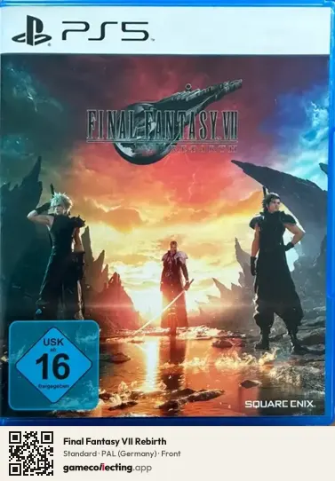 Final Fantasy VII Rebirth PlayStation 5, Germany box front