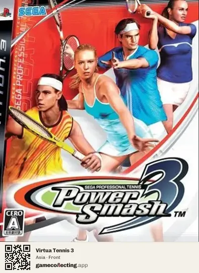 Virtua Tennis 3 PlayStation 3, Asia box front