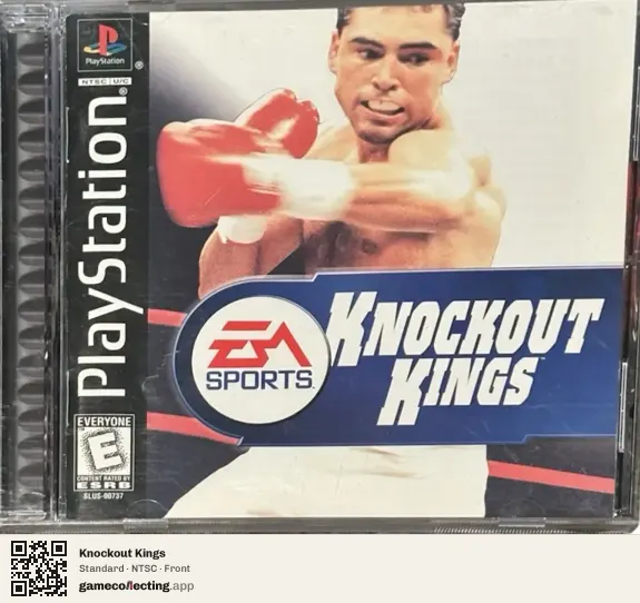 Knockout Kings PlayStation, NTSC box front