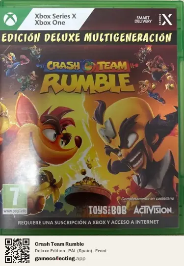 Crash Team Rumble Xbox Series X, Spain box front