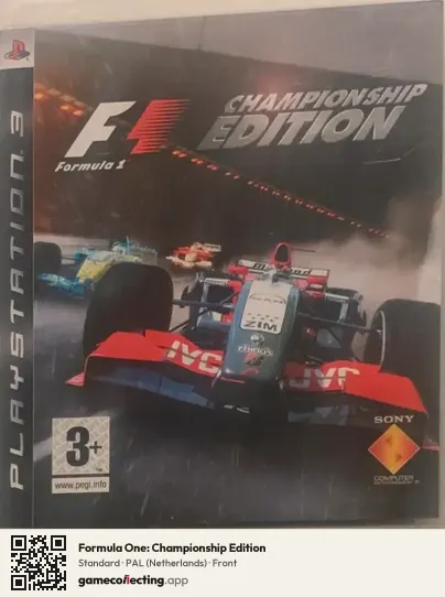 Formula One: Championship Edition PlayStation 3, Netherlands box front