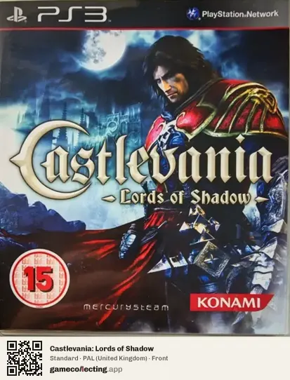 Castlevania: Lords of Shadow PlayStation 3, United Kingdom box front