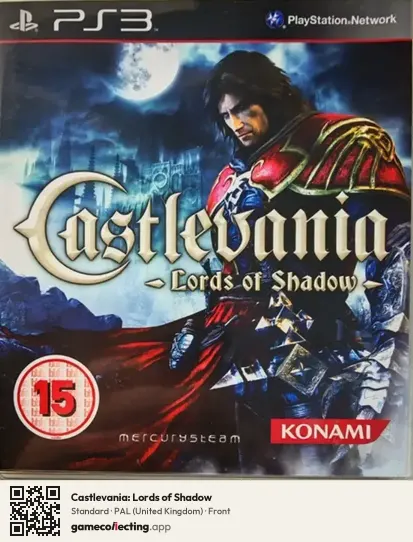 Castlevania: Lords of Shadow PlayStation 3, United Kingdom box front
