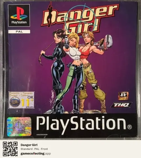 Danger Girl PlayStation, PAL box front